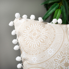 Viscose Complete Decoration Pillows Safavieh Valencia Boho Complete Decoration Pillows Beige (50.8x50.8cm)