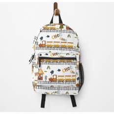 Famgem Backpack Choo Choo Train Boy Pattern for Little Kids School Bag Travel 15"