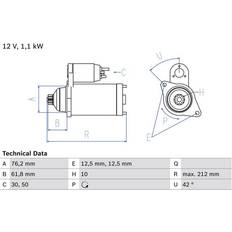 Bosch Starter Motor 2023 12V