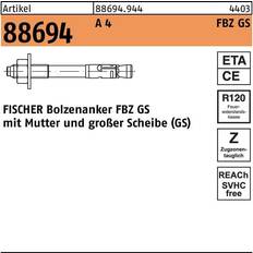 Fischer Bolzenanker FBZ 8/10 GS A4