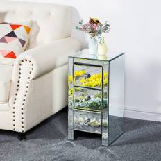 Etta Avenue Cassie Mirrored Bedside Table