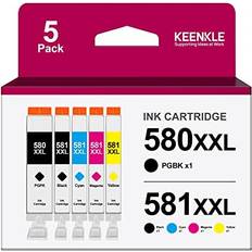 Keen CLI-581 C/M/Y/BK PGI-580 PGBK Ink
