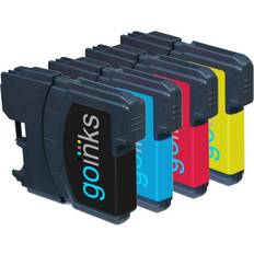 Ink & Toners Go Inks Compatible 1 Go Inks Set replace LC980