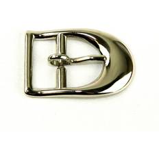 Silver DIY Minerva D Shape Metal Buckle Silver each