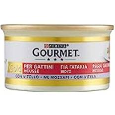 Mascotas Gourmet Gatitos Gold Mousse de ternera Purina 85 gramos