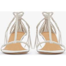 Isabel Marant Aatos tasseled suede sandals white