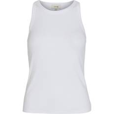 Levete Room Tøj Levete Room Stilig Ribbet Topp med Logo Hvit Multicolor L,Xl
