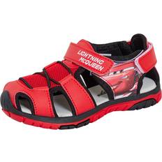 Disney 11 Child Cars Sandals Kids Lightning McQueen Closed Toe Sport Sandals Walking Summer Shoe