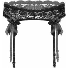 Male Mens Lace Suspenders Sexy Lingerie Garter Belt Stockings Sissy Sleepwear Garter Belt Suspender Transparent Underwear Briefs Black One