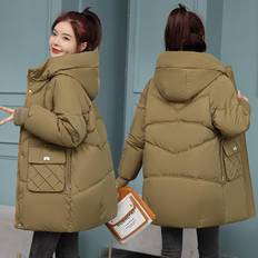 Neue Winter Frauen Parkas Jacken Casual Mit Kapuze Verdicken Warme Baumwolle Gefütterte Mantel Weibliche Outwear Puffer Jacke Parka