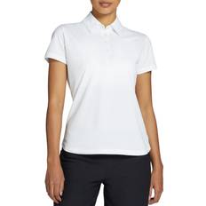 Polo Shirts Walter Hagen Walter Hagen Women's Clubhouse Pique Short Sleeve Golf Polo, Medium, Pure White