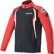 Unisex Motorcycle Jackets Alpinestars Honda Softshell Jacket Red Man, Unisex