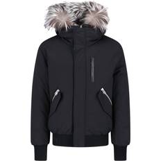 Mackage Nylon Blend Down Jacket with Real Fur