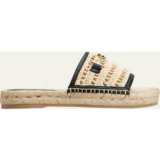 Tod's Espadrilles Tod's Raffia T-Ring Slide Espadrilles