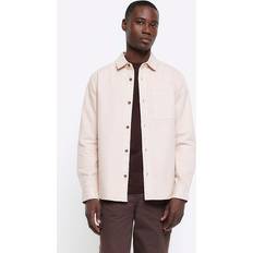 River Island S Shirts River Island Regular Fit Chest Pocket Shirt, Pink, 2Xl, Men