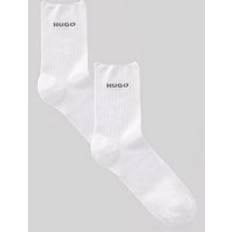 Dam Strumpor HUGO 2P Qs Fine Rib Cc - Vit