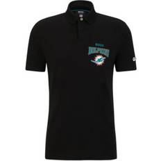 HUGO BOSS Polo Shirts HUGO BOSS x Nfl Men's Polo Shirt Collection Miami Dolphins Black