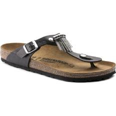 Birkenstock Gizeh Sandals Birkenstock Unisex Gizeh Fringe Graceful Licorice Narrow