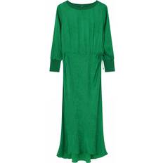 Gustav Britney long bias cut dress 47508 Kjole Emerald Green