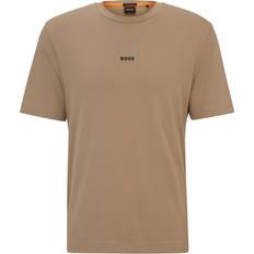 BOSS TChup Logo T Shirt Brown