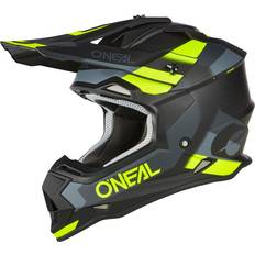 Spyde V.23 Motocross Helmet - Black/Grey/Neon Yellow