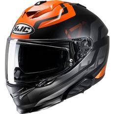 HJC Motorradausrüstung HJC I71 ENTA Integralhelm schwarz-orange MC7SF