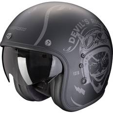 Scorpion Belfast Evo Romeo Jet Helmet - Black/Silver