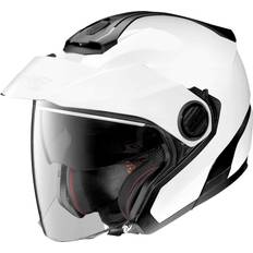 Nolan Motorcycle Equipment Nolan Nolan N40-5 Solid Open Face Helmet Metallic White Unisex