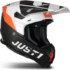 Just1 Crosshjelm J22 Adrenaline, Orange/Hvid/Carbon