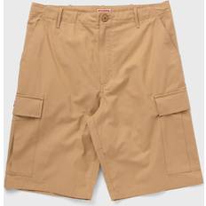 Kenzo Men Trousers & Shorts Kenzo Mens Camel Cargo-pocket Regular-fit Cotton Shorts