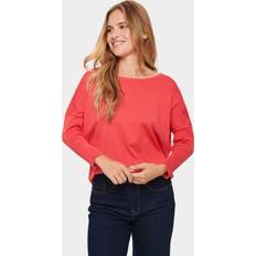 Saint Tropez Bekleidung Saint Tropez Mila Fine Knit Scoop Neck Jumper