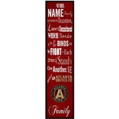 Sports Fan Products Fan Creations Atlanta United FC 6'' x 24'' Personalized Family Banner