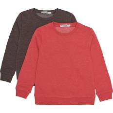 Minymo Överdelar Minymo Sweatshirt 2-pack Tomatpuré år 152 Sweatshirt