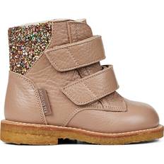 Angulus 27 Børnesko Angulus Begynder glitter tex vinterstøvler Rosa