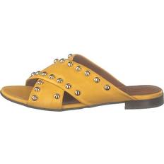 Billi Bi Skor Billi Bi Sandals Yellow Nappa/gold, Female, Skor, Sandaler och Tofflor, sandaler, Gul/Guld