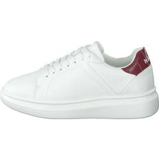 NA-KD Curvy Platform Trainers White