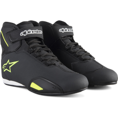 Alpinestars Motorcycle Boots Alpinestars Sektor Motorcycle Shoes - Black/Yellow Fluo