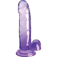 King Cock Sexlegetøj King Cock Clear Dildo 18 cm