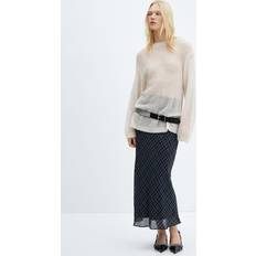 Transparent - Women Jumpers Mango Halbtransparenter Strickpullover