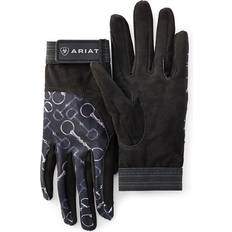 Ariat Ridsport Ariat Tek Grip Gloves - Charcoal Bit Print