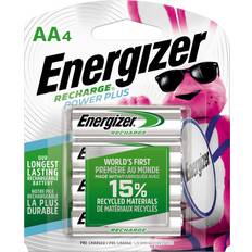 Energizer Energizer AA Batteries, Pre-Charged Double A Rechargeable Batteries, 4 Count