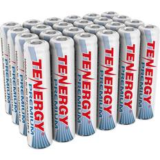 Tenergy Premium Rechargeable AAA Batteries, High Capacity 1000mAh NiMH AAA Batteries, AAA Cell Battery, 24 Pack