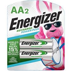 Energizer Energizer AA Batteries, Pre-Charged Double A Rechargeable Batteries, 2 Count