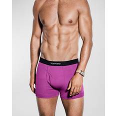 Purple Men's Underwear Tom Ford Purple Jacquard Boxers 676 MAGENTA