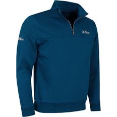 Oscar Jacobson S, Teal Mens Hawkes Tour II Breathable Half Zip Sweater
