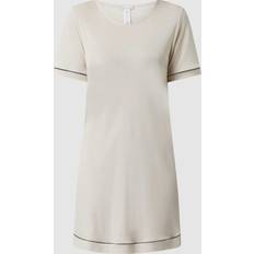 Hanro Nattøj Hanro Natural Comfort SS Nightdress - Almond