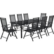 Essgruppen Juskys Gartengarnitur Milano Gartenmöbel Essgruppe, 1 Tisch einschl. 8 Stühle