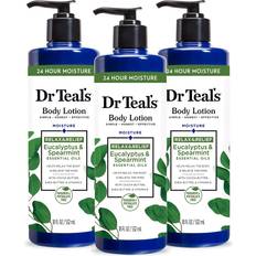 Dr Teal's Teal's Body Lotion, Eucalyptus & Spearmint & Essential Oils, 18 3