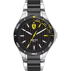 Ferrari Wrist Watches Ferrari Ferrari Pista Case and Bracelet Casual Watch, Color: Silver and Black Model: 830762