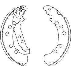 KAVO PARTS KBS-9906 Bromsbackar Bromsbacksats, Bromsbackar, 202 II III